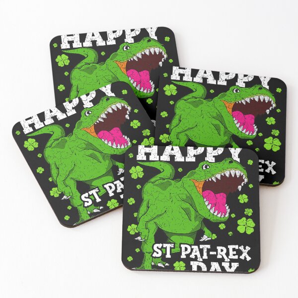 Item preview, Happy St Patricks Day Dinosaur T-Rex Boys designed and sold by BalladOfZeus.