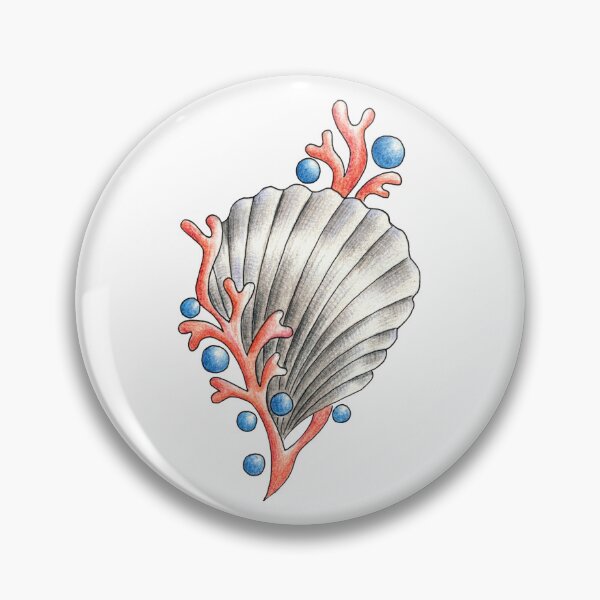 Item preview, Shell with coral designed and sold by Deepness2023.