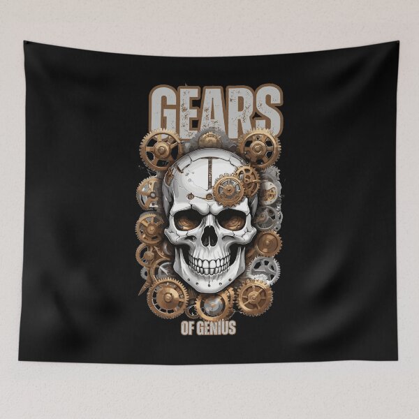 Item preview, genius skull designed and sold by YolaShopOnline.