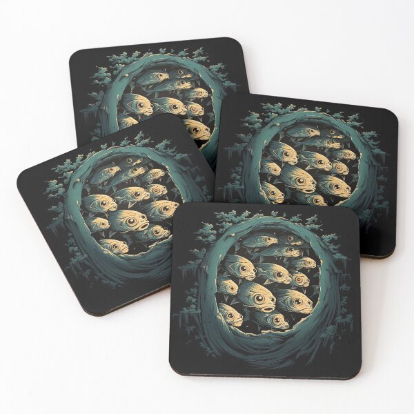 Item preview, a group of sardines in the sea designed and sold by artyficial-.