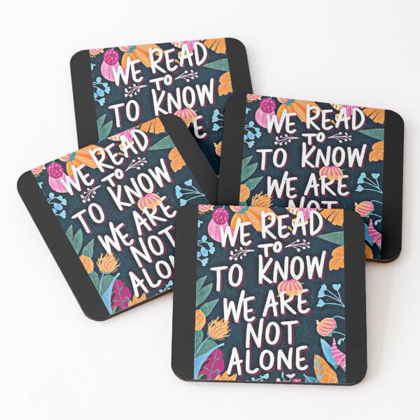 Item preview, We Read To Know We Are Not Alone designed and sold by Sizani.