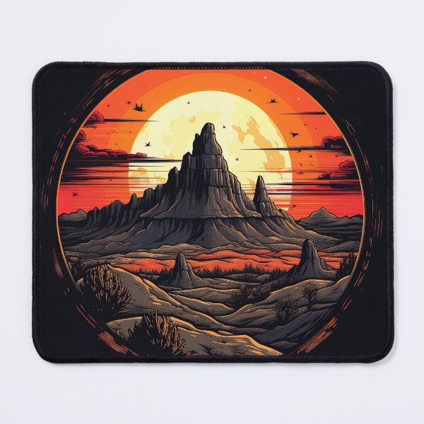 Item preview, badlands in a desert designed and sold by artyficial-.
