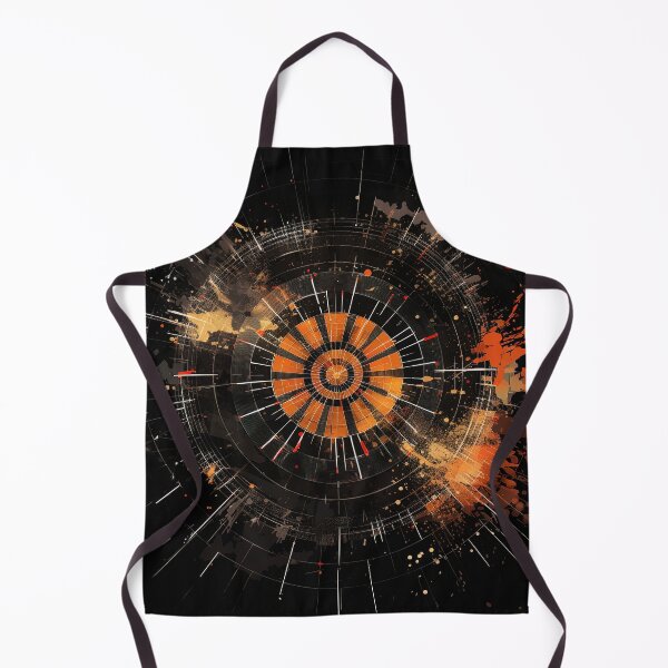 Item preview, black and orange darts game designed and sold by artyficial-.