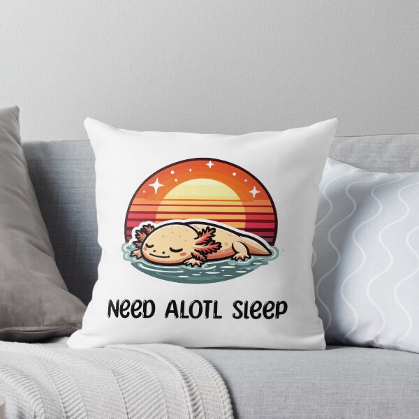 Item preview, Cute Axolotl Sleeping  designed and sold by DinoKate.