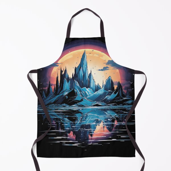 Item preview, blue icebergs in the horizon designed and sold by artyficial-.