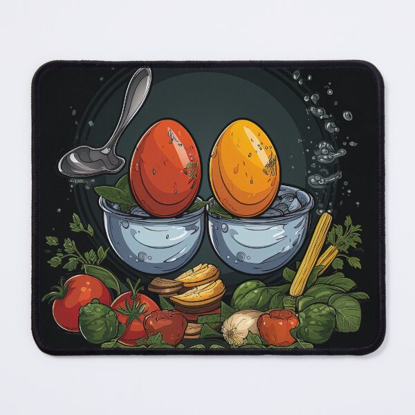 Item preview, egg and spoon asian dish designed and sold by artyficial-.