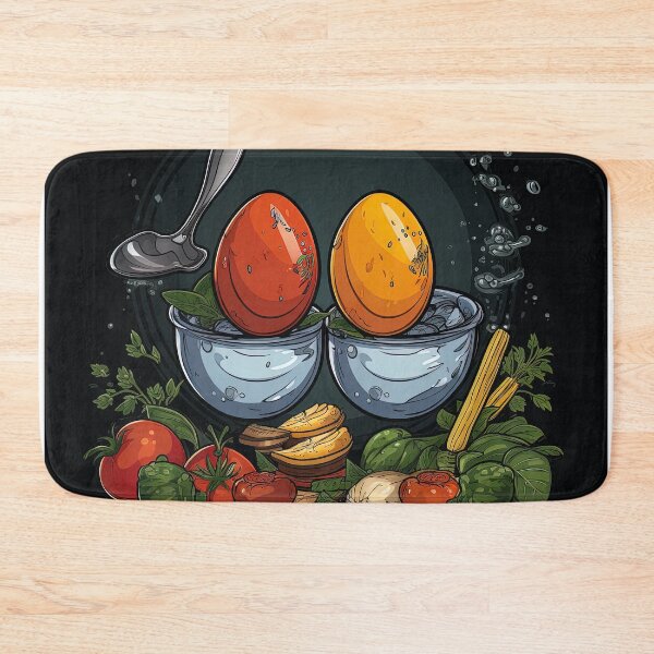 Item preview, egg and spoon asian dish designed and sold by artyficial-.