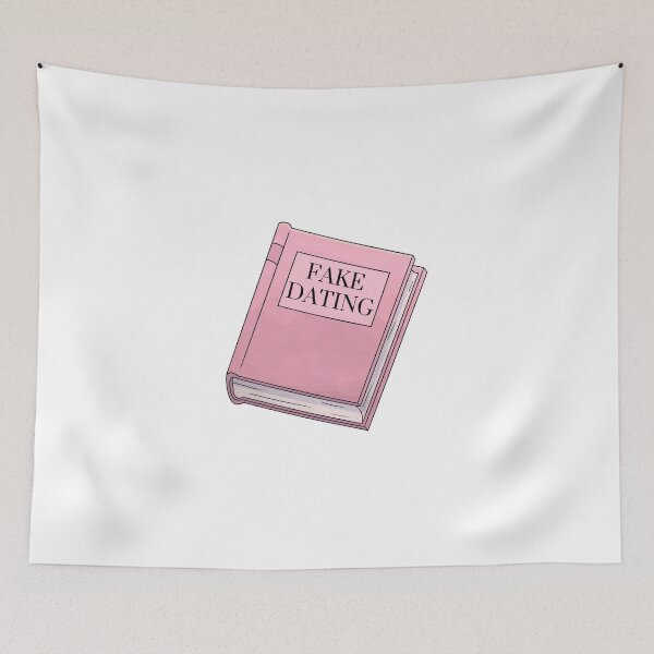 Item preview, Fake Dating Pink Book Romance Trope  designed and sold by NimuehArt.