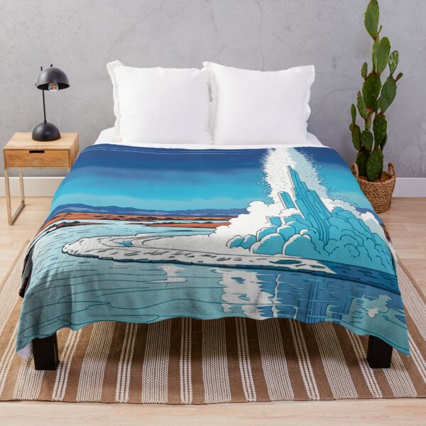 Item preview, Geyser in Yellowstone With Moon designed and sold by Secondearth.