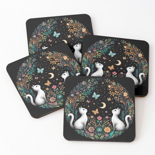 Item preview, Enchanted Forest of Cats designed and sold by Luan da Silva.
