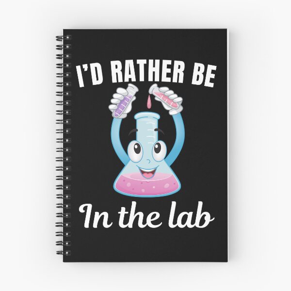 Item preview, I'd rather be in the lab, funny chemistry class student professor or teacher saying or quote designed and sold by NBSStore.