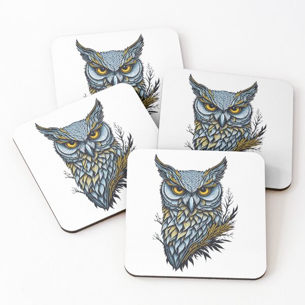 Item preview, Cartoon Characters | Colorful OWL | Comic Birds | InkSorcerer designed and sold by InkSorcerer.