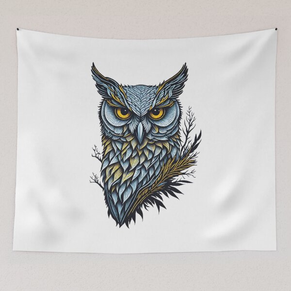 Item preview, Cartoon Characters | Colorful OWL | Comic Birds | InkSorcerer designed and sold by InkSorcerer.