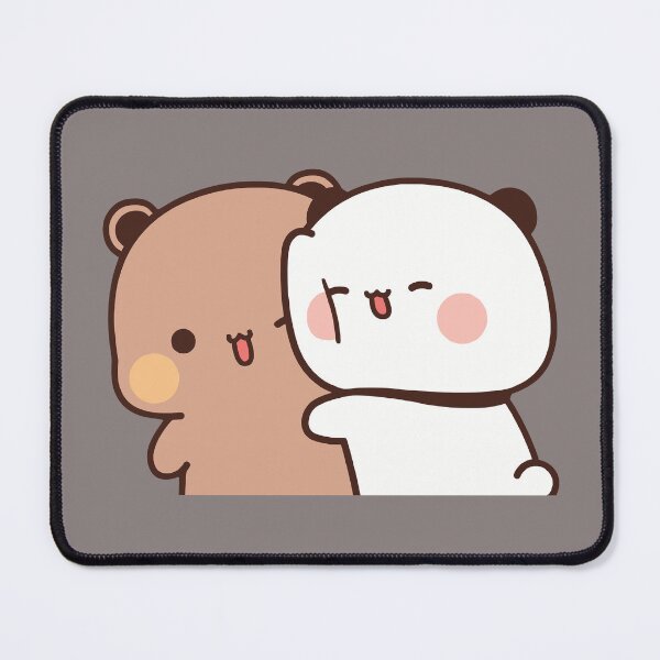 Item preview, Romantic hug from BuBu Panda to DuDu Bear❤️ designed and sold by Pandety.