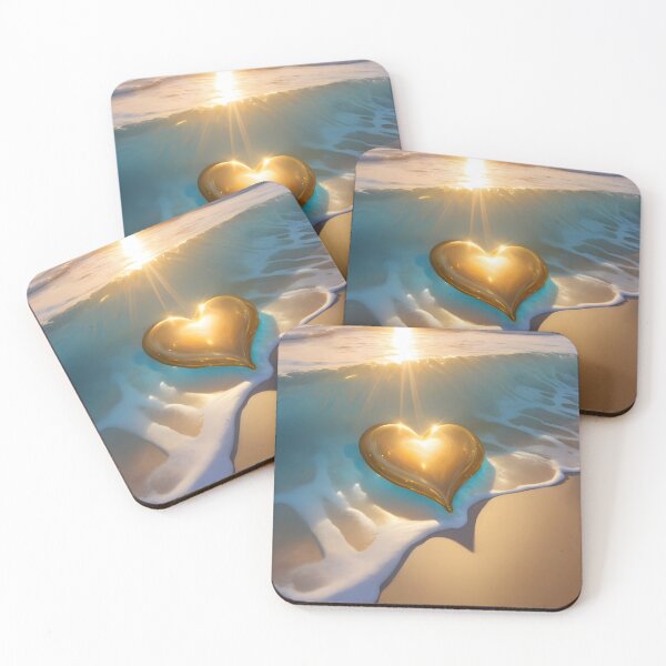 Item preview, Golden Sands of Eternal Love designed and sold by AI-Only Creations.