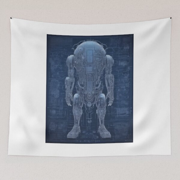Item preview, Cyborg Drone - Cyberpunk Service Droid- Blueprints designed and sold by Burn-Ego.