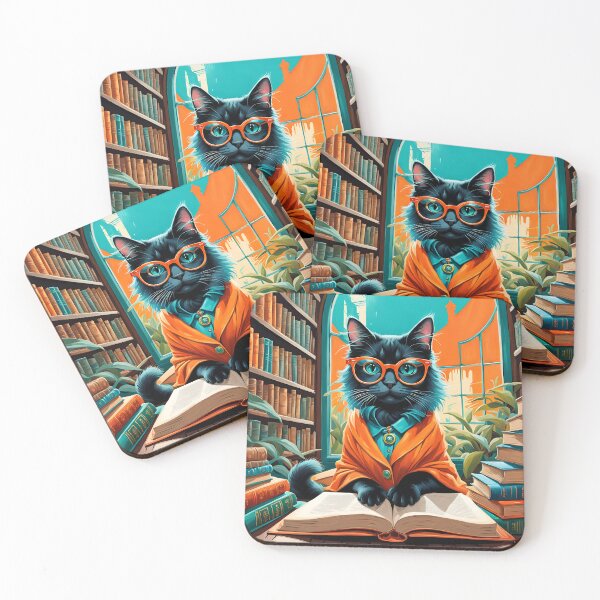 Item preview, Cat Loves Books designed and sold by TAOPS.