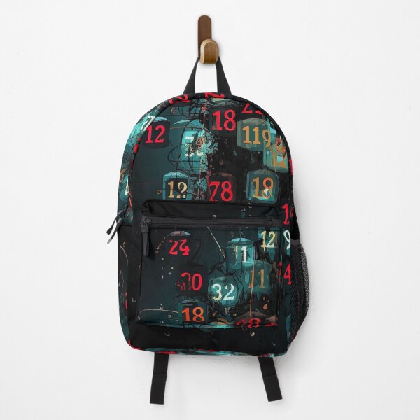 Item preview, grid of numbers in a dark scene designed and sold by artyficial-.