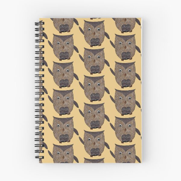 Item preview, Brown Tangle Cartoon Owl Drawing designed and sold by Nina Baldwin.