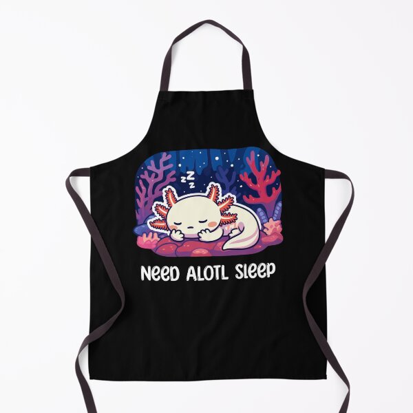Item preview, Kawaii Axolotl Sleeping designed and sold by DinoKate.