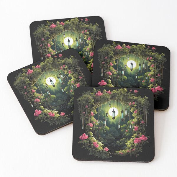 Item preview, hanging gardens with lamps designed and sold by artyficial-.