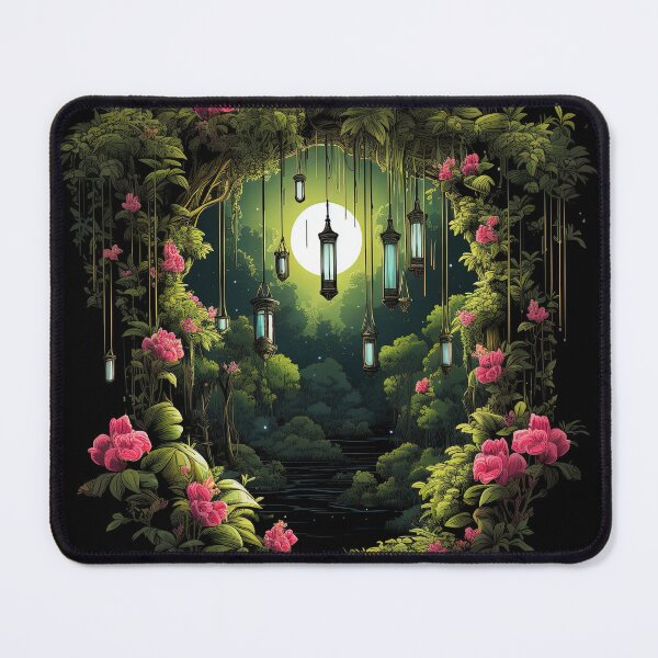 Item preview, hanging gardens with lamps designed and sold by artyficial-.
