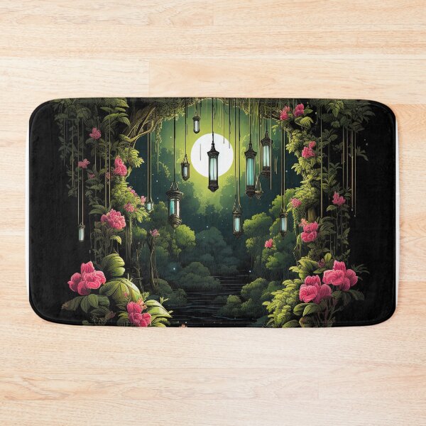 Item preview, hanging gardens with lamps designed and sold by artyficial-.
