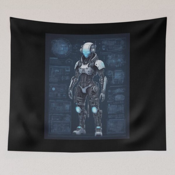 Item preview, Cyborg Police - Cyberpunk Law Enforcment- Blueprints designed and sold by Burn-Ego.