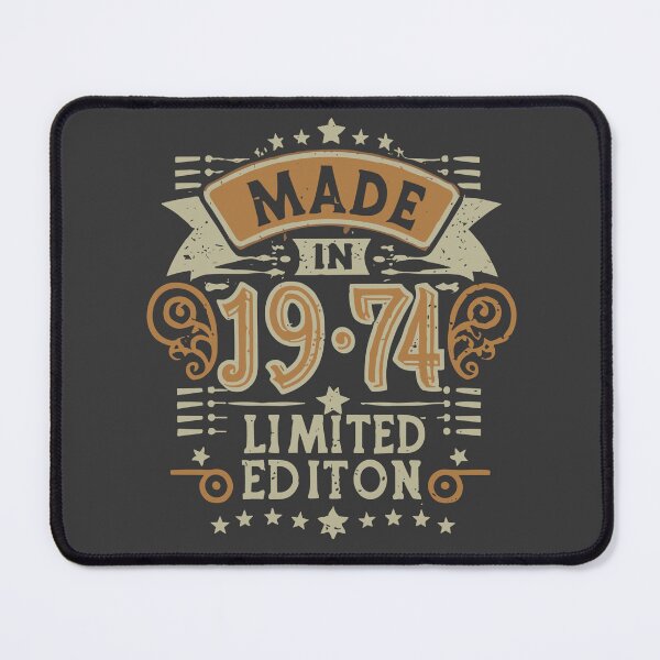 Item preview, Copie de Vintage Made in 1974  50 Years birthday of Being Awesome  designed and sold by Crea-mood.