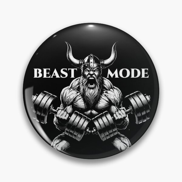 Item preview, Viking dumbbells training biceps beast mode gift designed and sold by Pineapple-Tree.