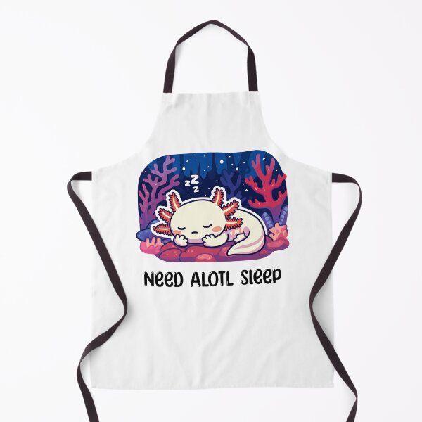 Item preview, Cute Axolotl Sleeping designed and sold by DinoKate.