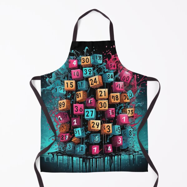 Item preview, nerdy numbers stylich colorful designed and sold by artyficial-.
