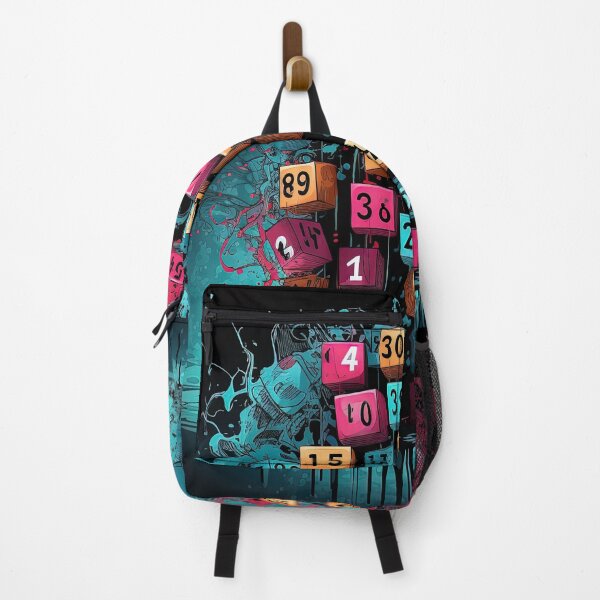 Item preview, nerdy numbers stylich colorful designed and sold by artyficial-.