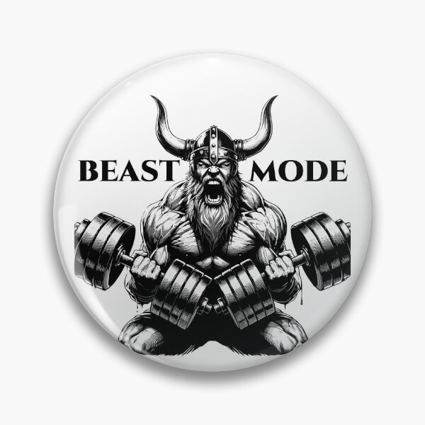 Item preview, Viking dumbbells training biceps beast mode gift designed and sold by Pineapple-Tree.