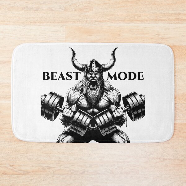 Item preview, Viking dumbbells training biceps beast mode gift designed and sold by Pineapple-Tree.