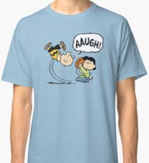 CHARLIE BROWN AND LUCY FOOTBALL Classic T-Shirt