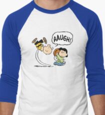 CHARLIE BROWN AND LUCY FOOTBALL Men's Baseball ¾ T-Shirt