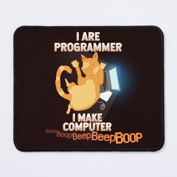 Item preview, Funny I Are Programmer Make Computer Beep Boop Cat T-Shirt designed and sold by ItsMilos.