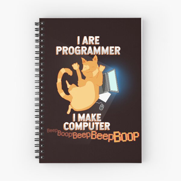 Item preview, Funny I Are Programmer Make Computer Beep Boop Cat T-Shirt designed and sold by ItsMilos.