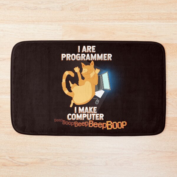 Item preview, Funny I Are Programmer Make Computer Beep Boop Cat T-Shirt designed and sold by ItsMilos.