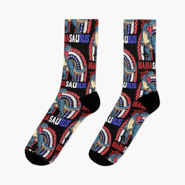 Item preview, Mamasaurus T Rex Dinosaur Mama Saurus  Us Flag designed and sold by SpeedyPrints.