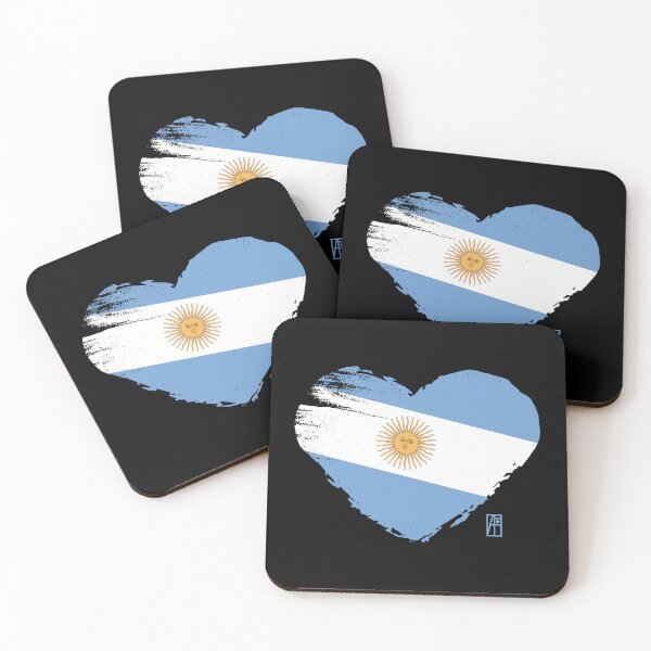 Item preview, I love my country. I love Argentina. I am a patriot. In my heart, there is always the flag of Argentina. designed and sold by ArtProjectShop.