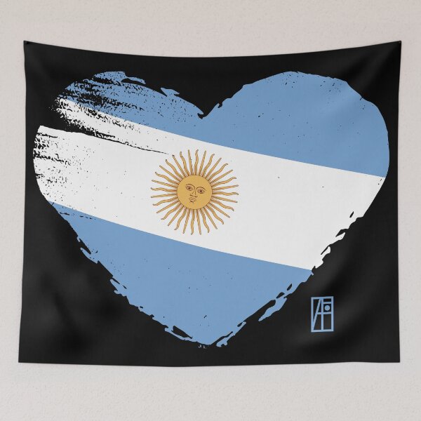 Item preview, I love my country. I love Argentina. I am a patriot. In my heart, there is always the flag of Argentina. designed and sold by ArtProjectShop.