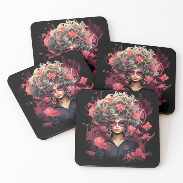 Item preview, stylish woman pretty in pink designed and sold by artyficial-.