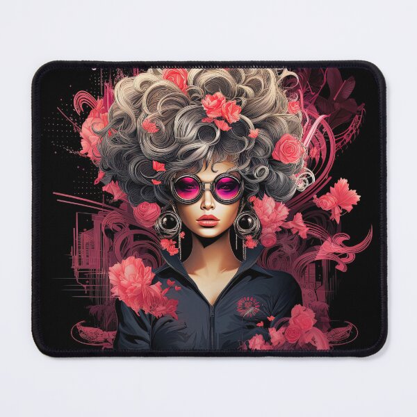 Item preview, stylish woman pretty in pink designed and sold by artyficial-.