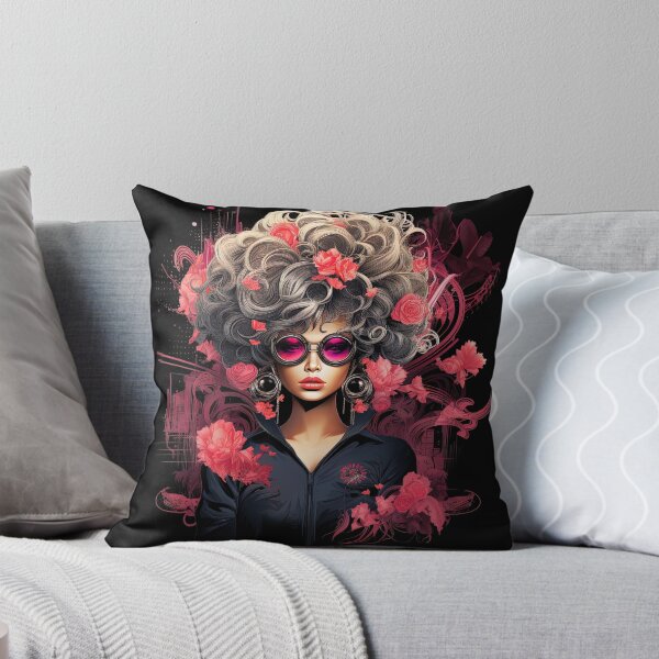 Item preview, stylish woman pretty in pink designed and sold by artyficial-.