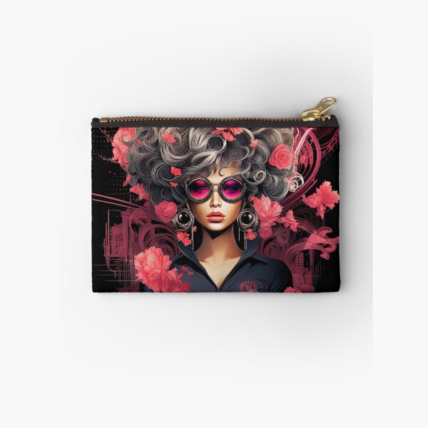 Item preview, stylish woman pretty in pink designed and sold by artyficial-.