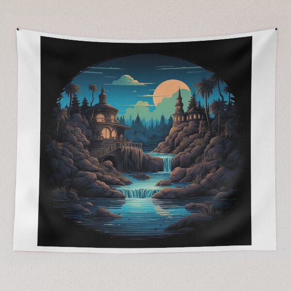 Item preview, thermal pools and a castle designed and sold by artyficial-.