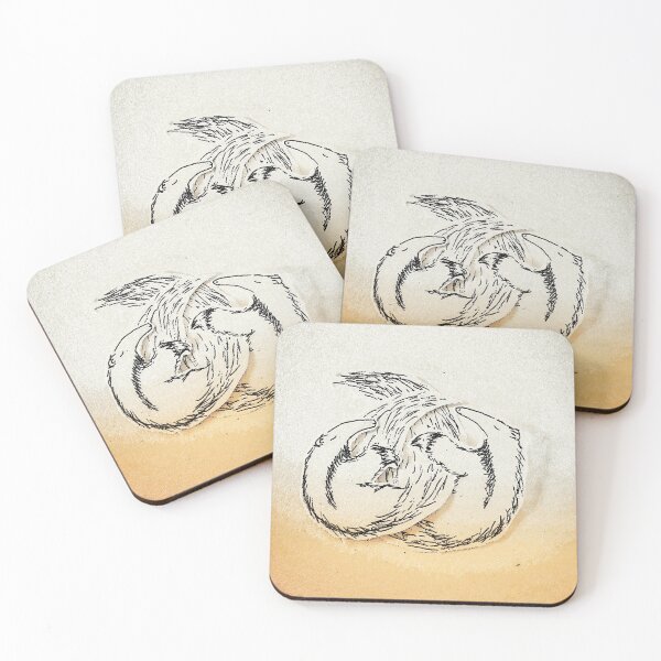 Item preview, giant anteaters playfull hand drawn designed and sold by MiraNomegusta.