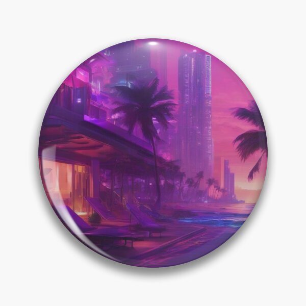 Item preview, Purple Beach  designed and sold by 1980sArt.